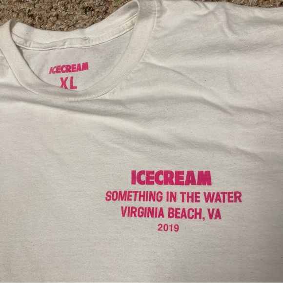 BBC Ice Cream Something In the Water Festival Virginia Beach Pharrell RARE sz XL - Picture 2 of 3